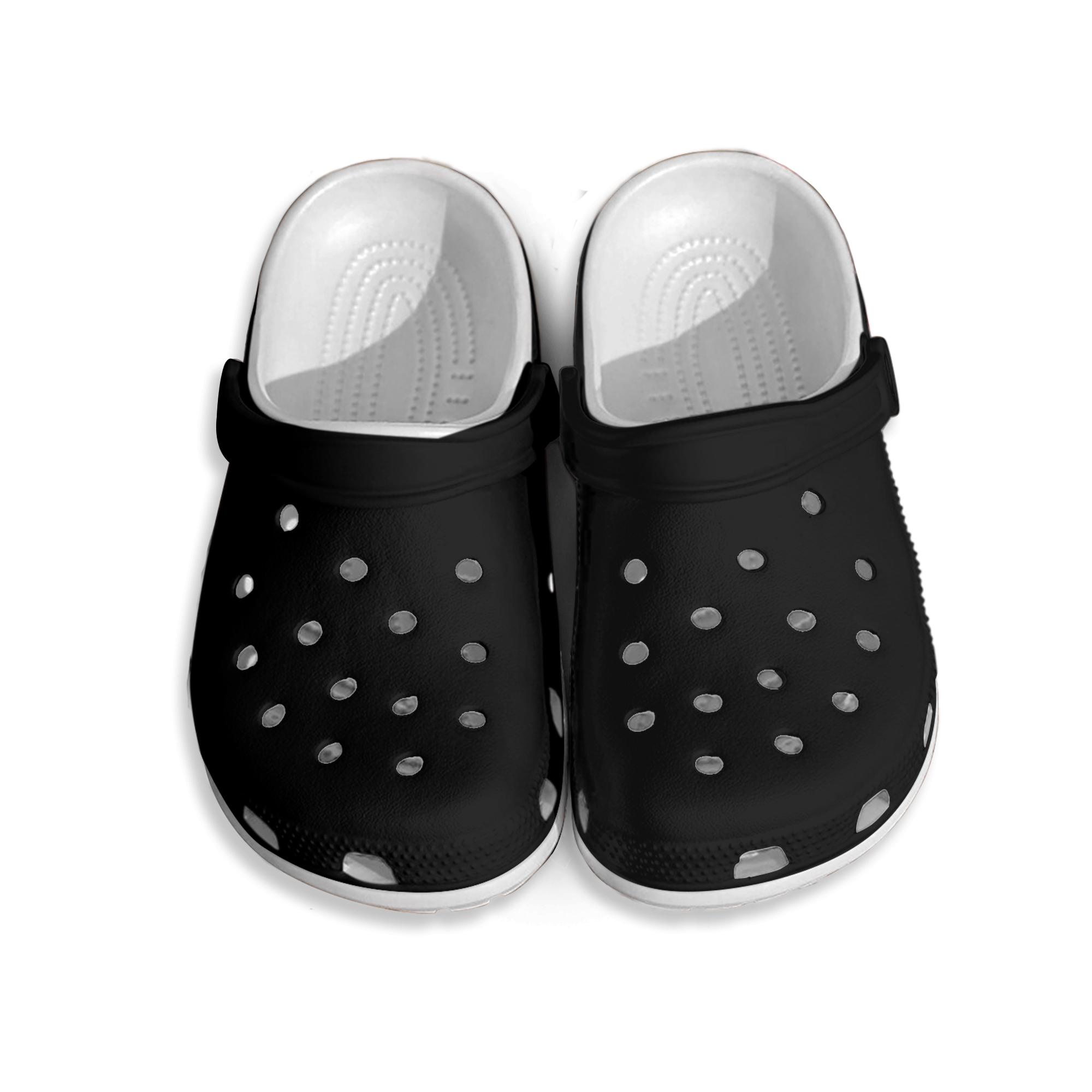 Classic Lined Clogs Fuzzy Slippers Black Comfort Shoes