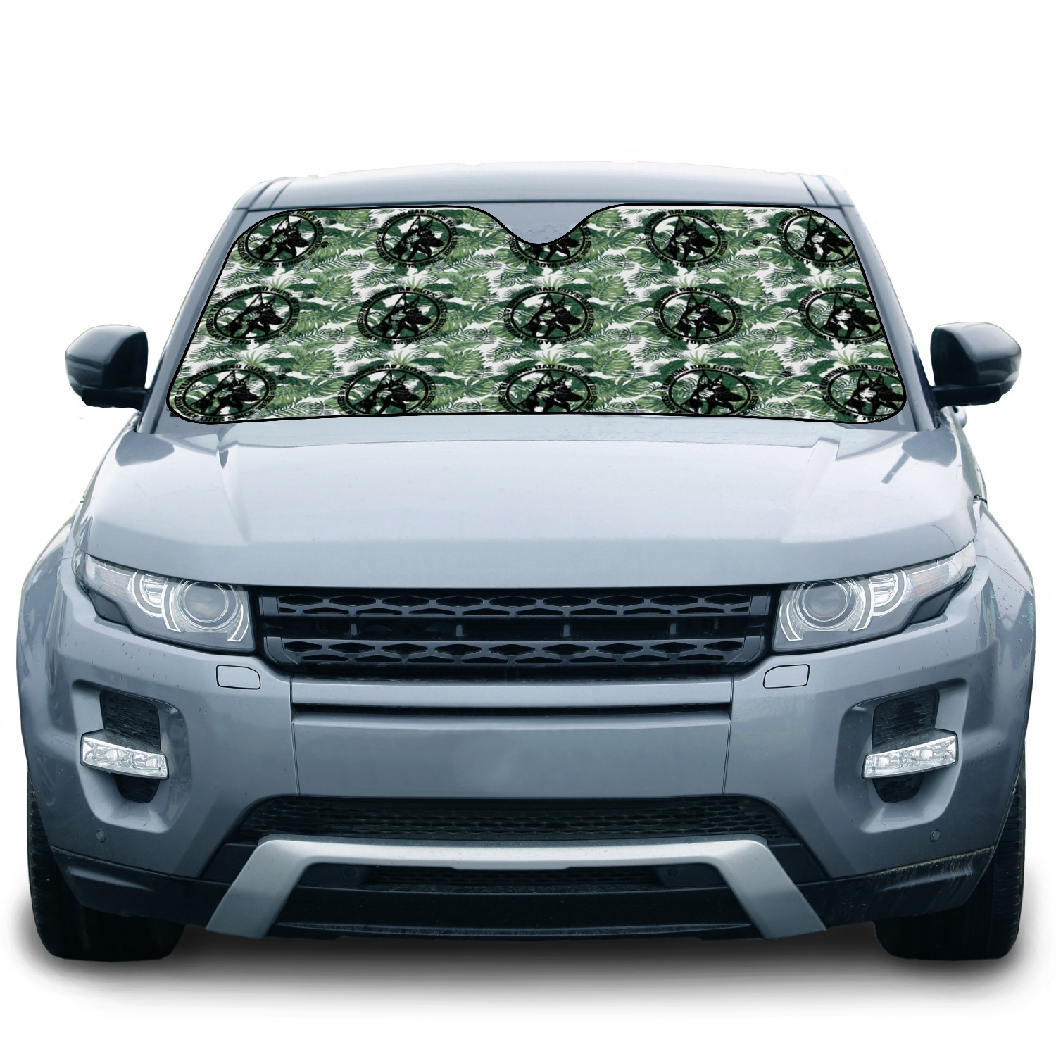 Distressed Turning Bad Guys Into Squeaky Toys Car Sun Shades