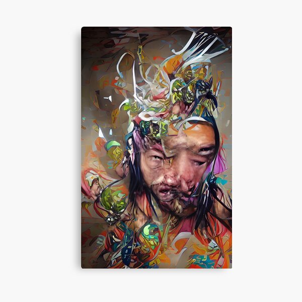 David Choe in a World of his own Painting Canvas