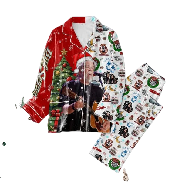 Bob Seger Christmas and New Year Pajamas Set