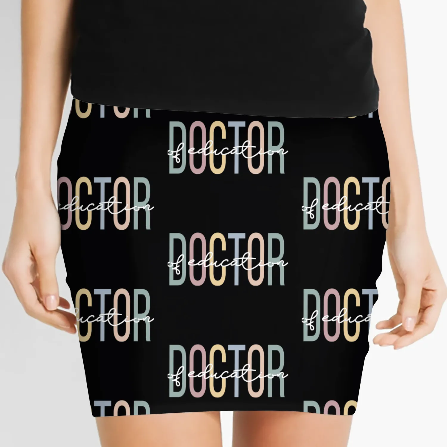 Edd Boho Doctor Of Education Women's Mini Skirts