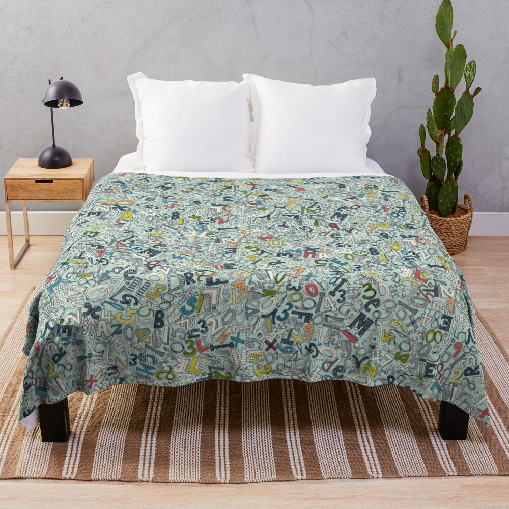 A1B2C3 ICE Throw Blanket