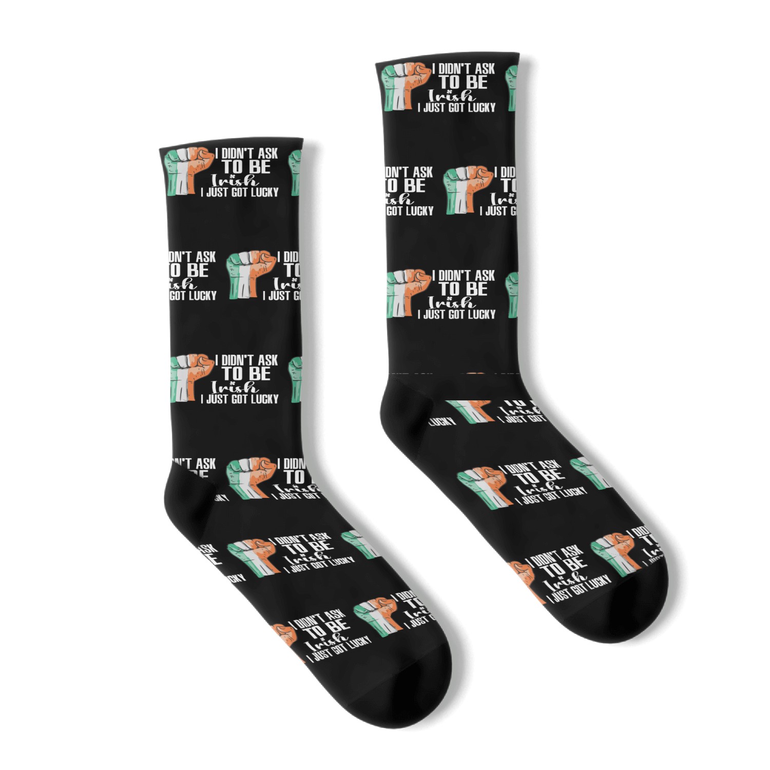 Irish Pride Ireland Flag Grown Irish Roots Irish Socks