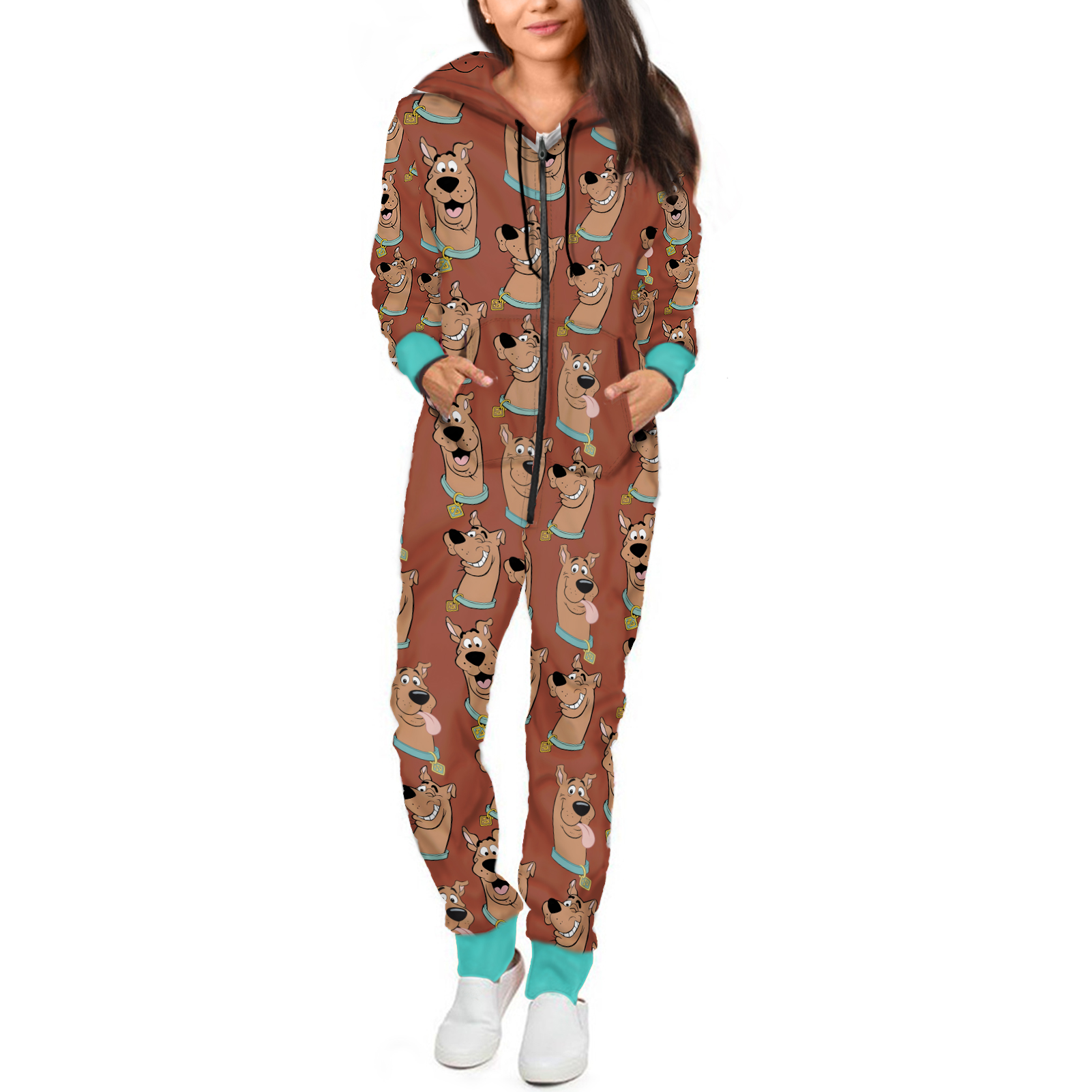 Scooby-Doo Hooded Jumpsuit | Christmas Pajama Outfits | Family Matching Pajamas
