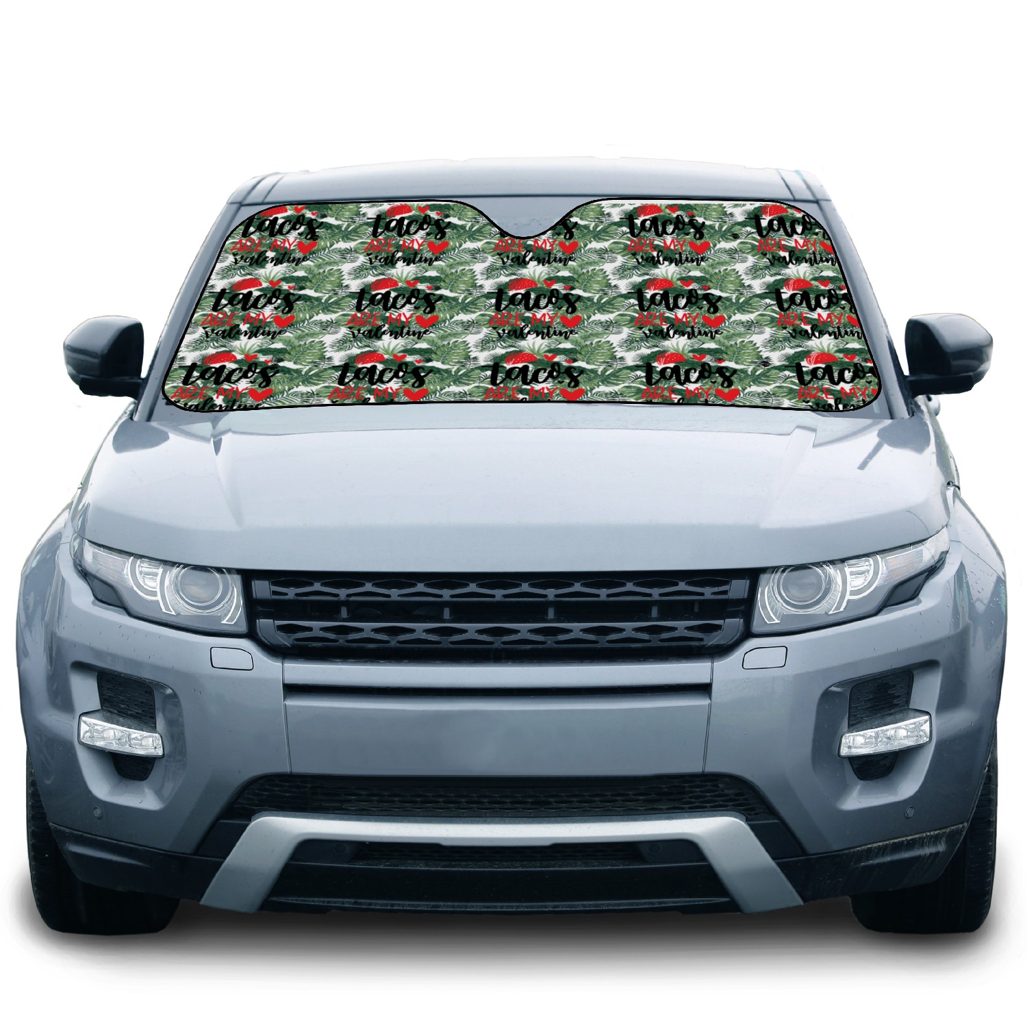 Tacos are my valentine Car Sun Shades