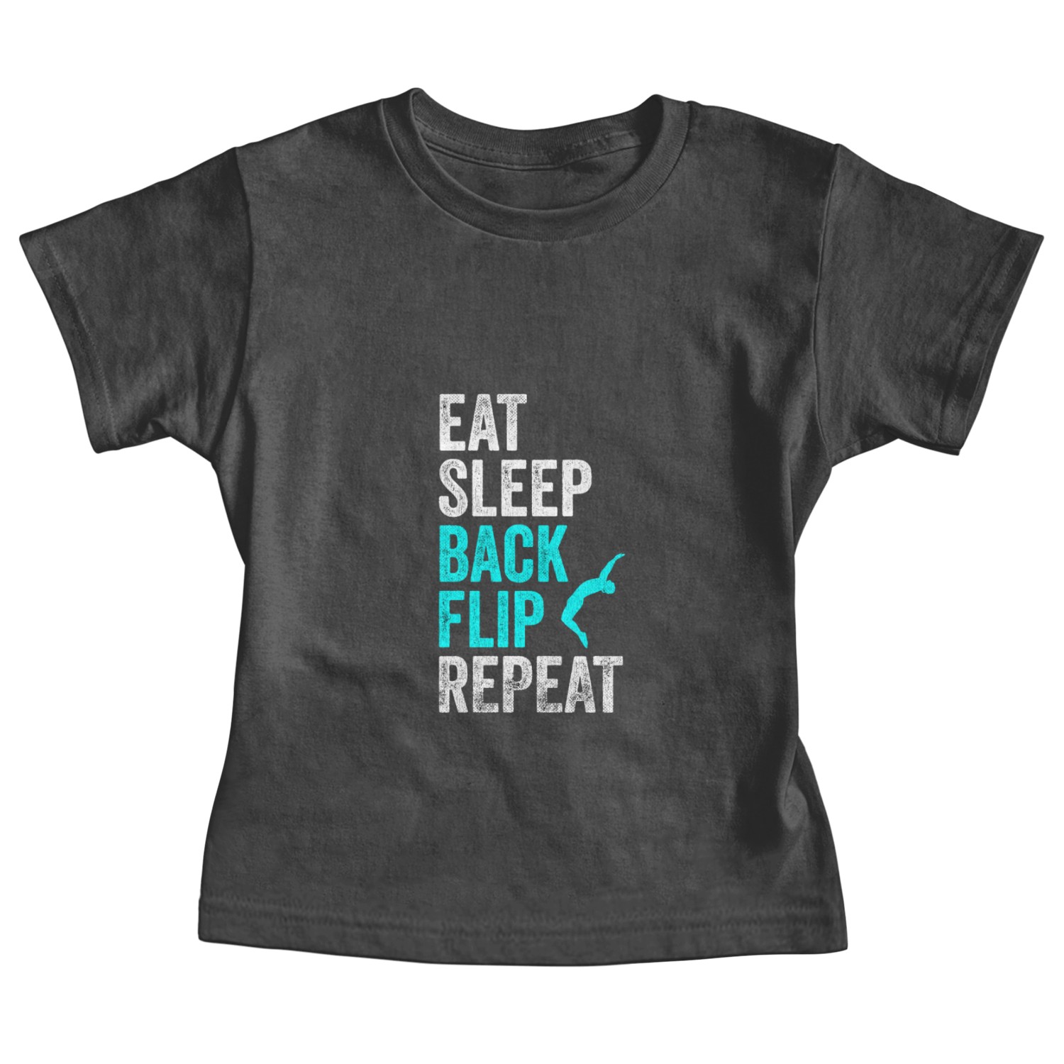 Eat Sleep Back Flip Repeat Baby Tees Gymnastic Baby Tees