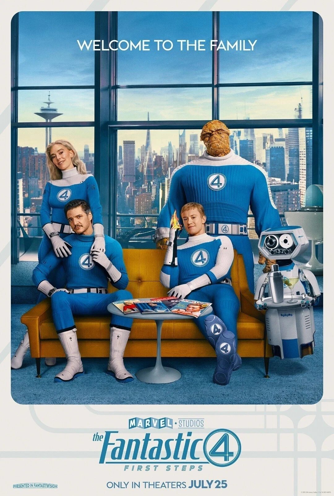 2025 The Fantastic Four First Steps Movie Poster
