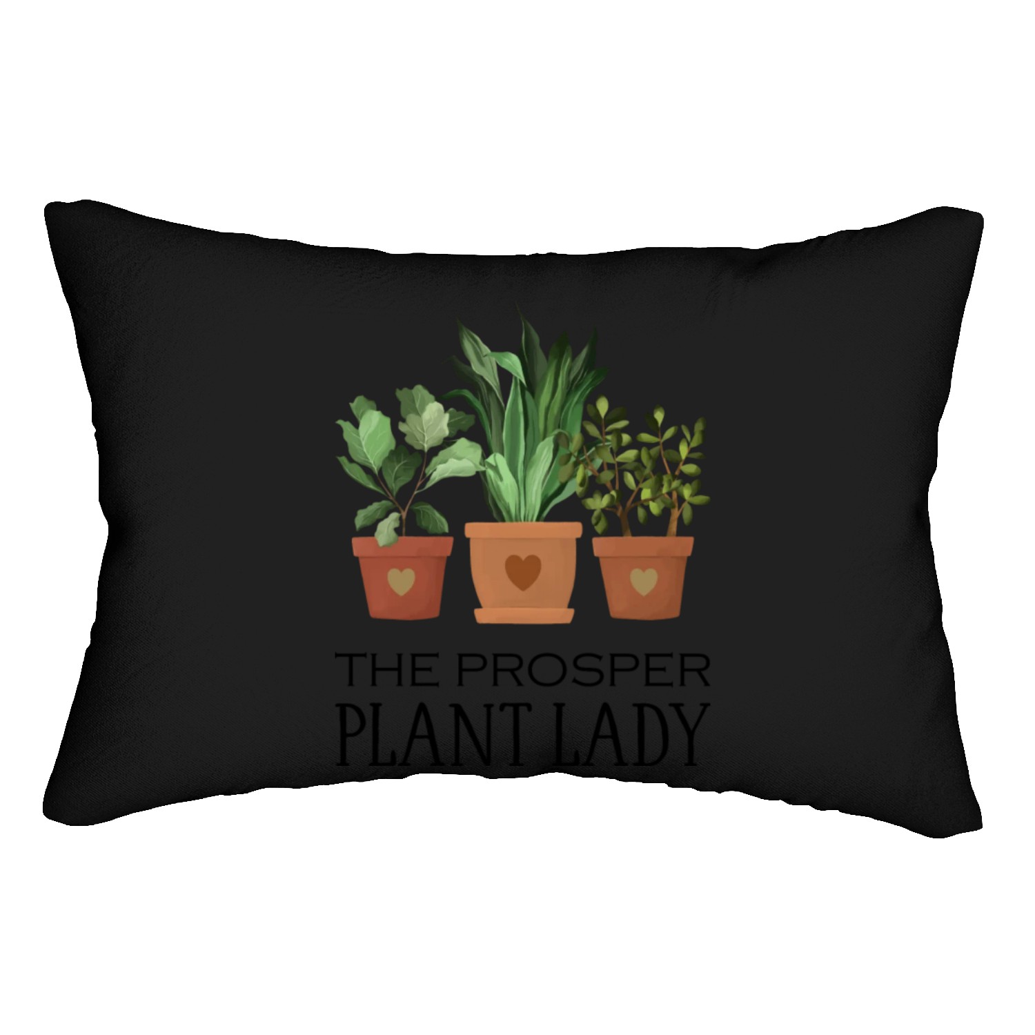 The Prosper Plant Lady Indoor Plants Lumbar Pillows