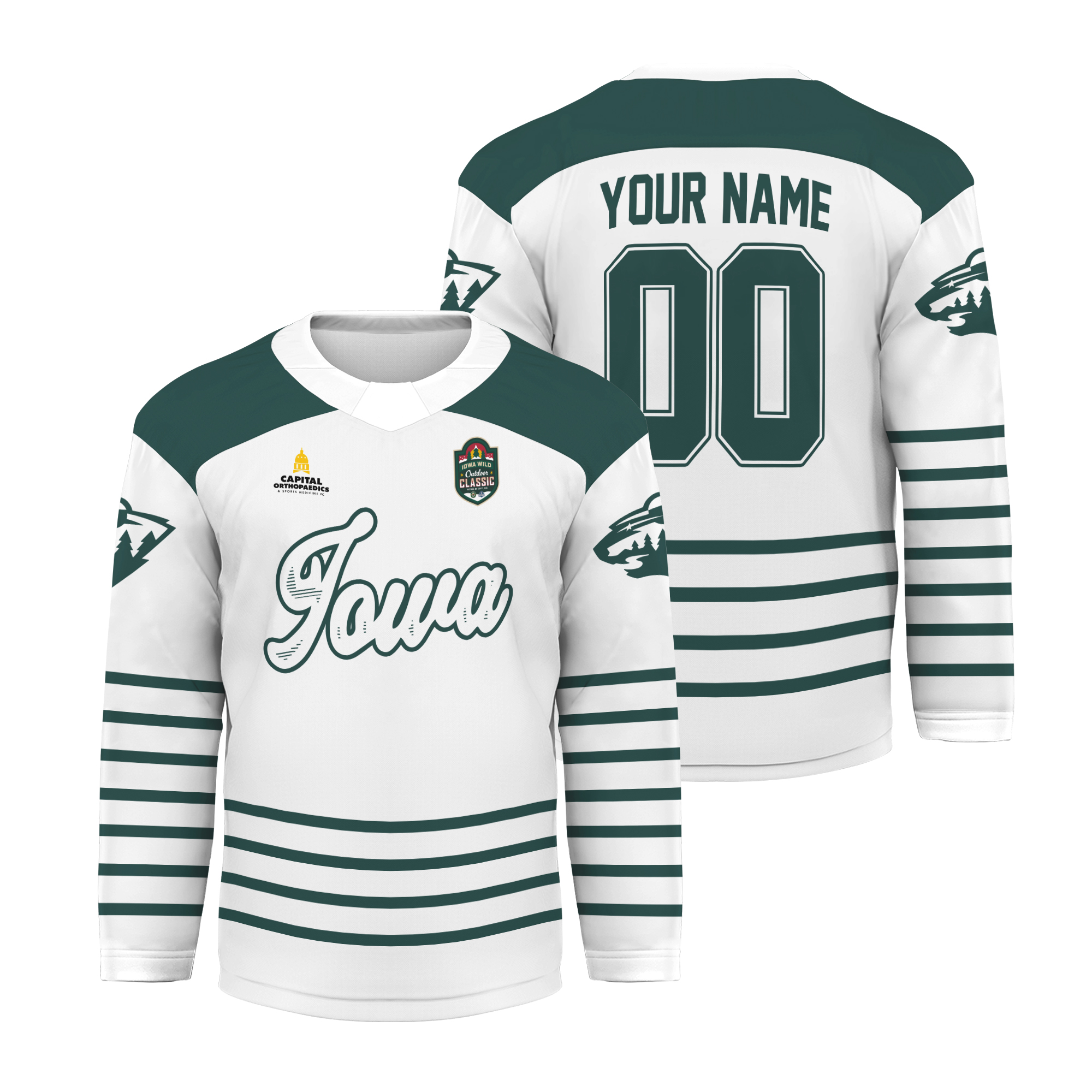 Iowa Wild Outdoor Classic Day Minnesota Celebration 2026 Personalized Hockey Jersey