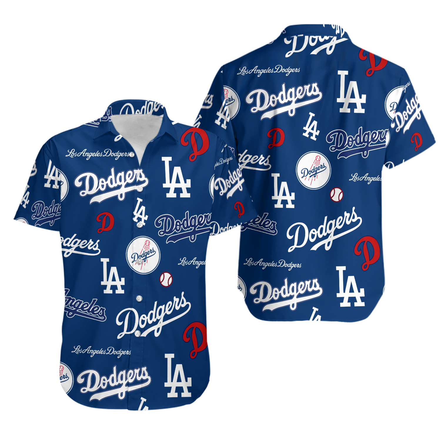 Los Angeles Baseball Team Dodgerss Hawaiian Shirt