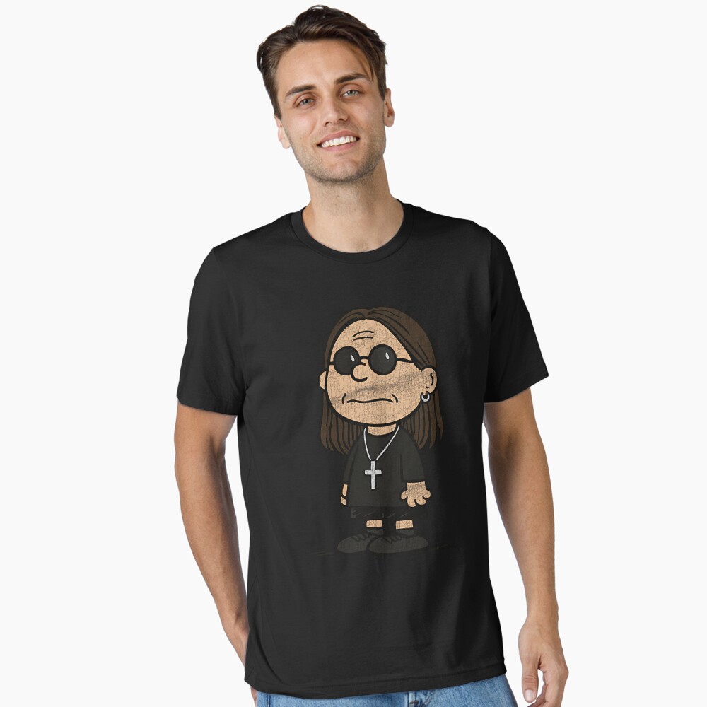 Ozzys Osbournes And Charlies Browns Inspired Charles Schulzs Essential T-Shirt