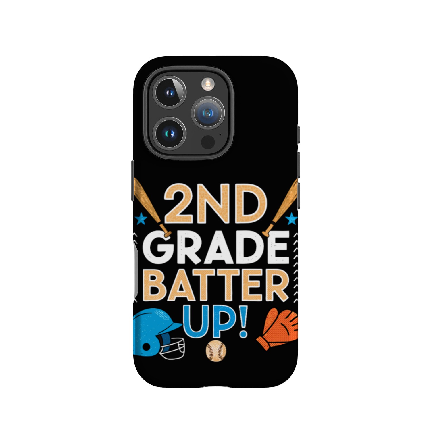 2nd Grade Batter Up Baseball School Back to Class IPhone Cases