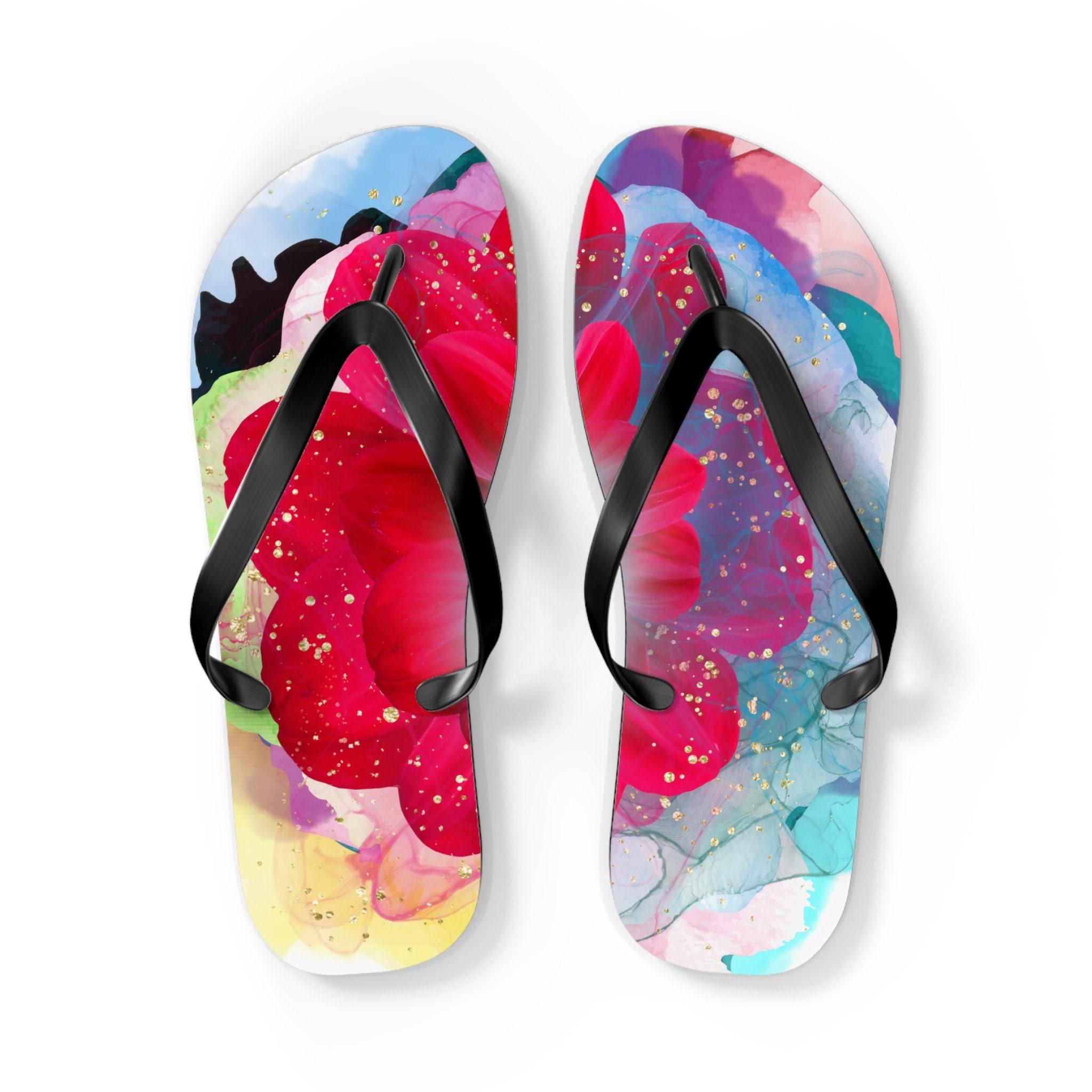 Ten Hearts Pride Flip Flops