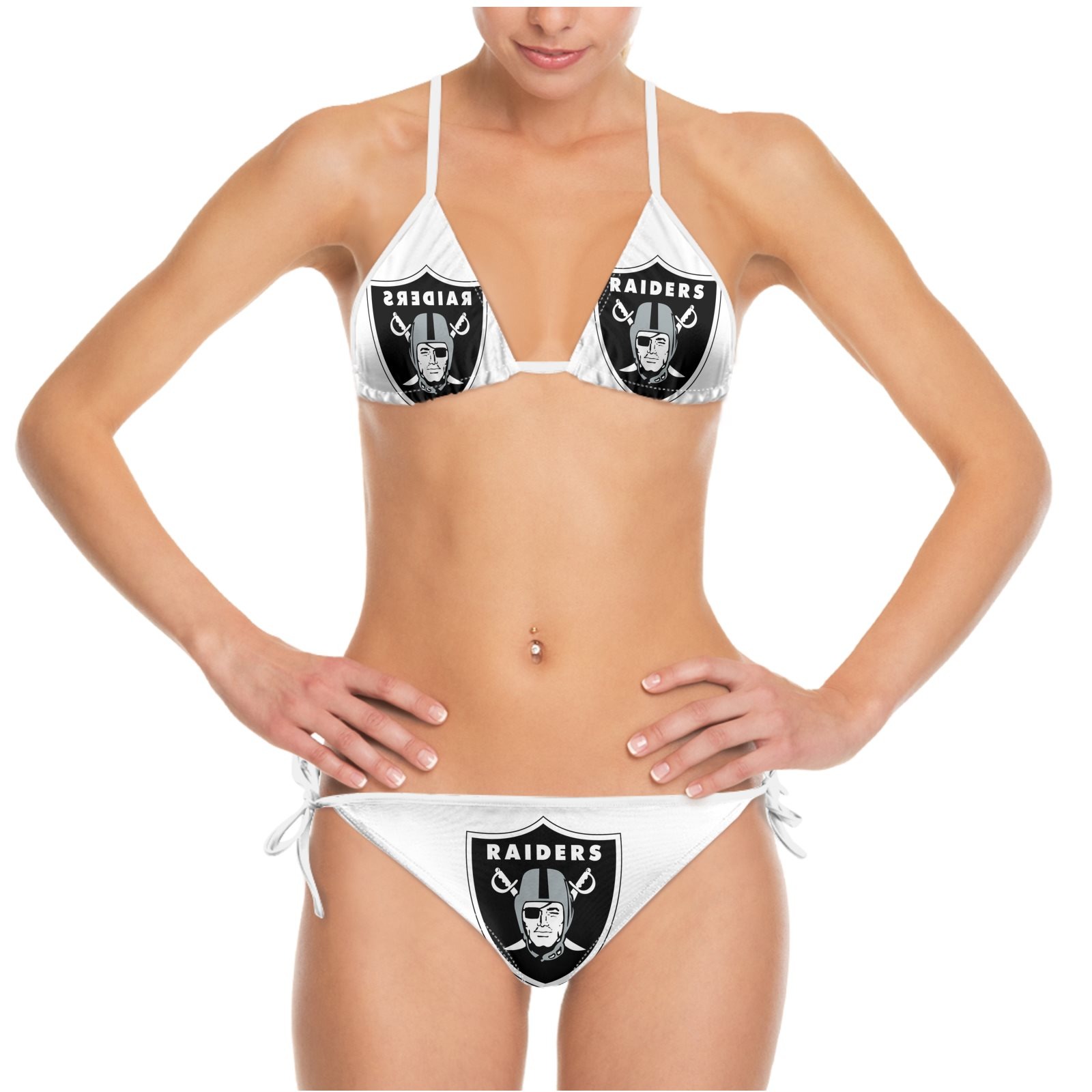 Las Vegas Team Raiders Summer Beach Women's Bikini Swimsuit