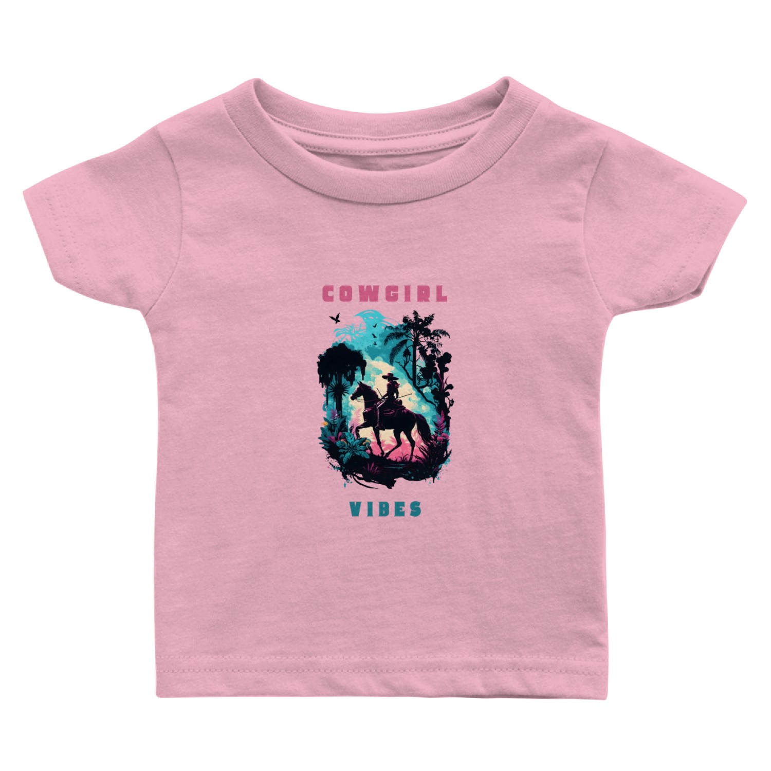 Cowgirl Vibes Baby T Shirts