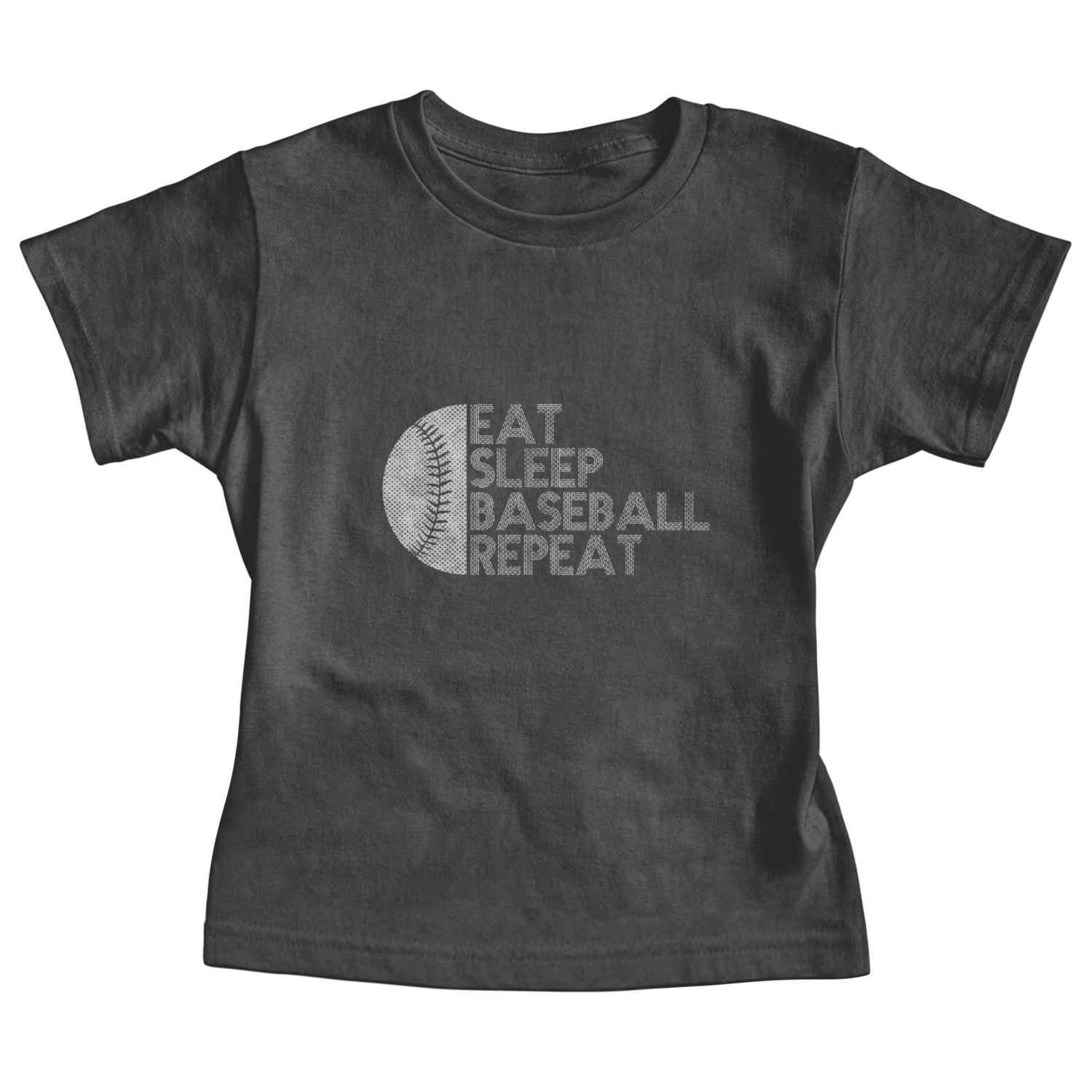Eat Sleep Baseball Repeat Baseball Player Baby Tees