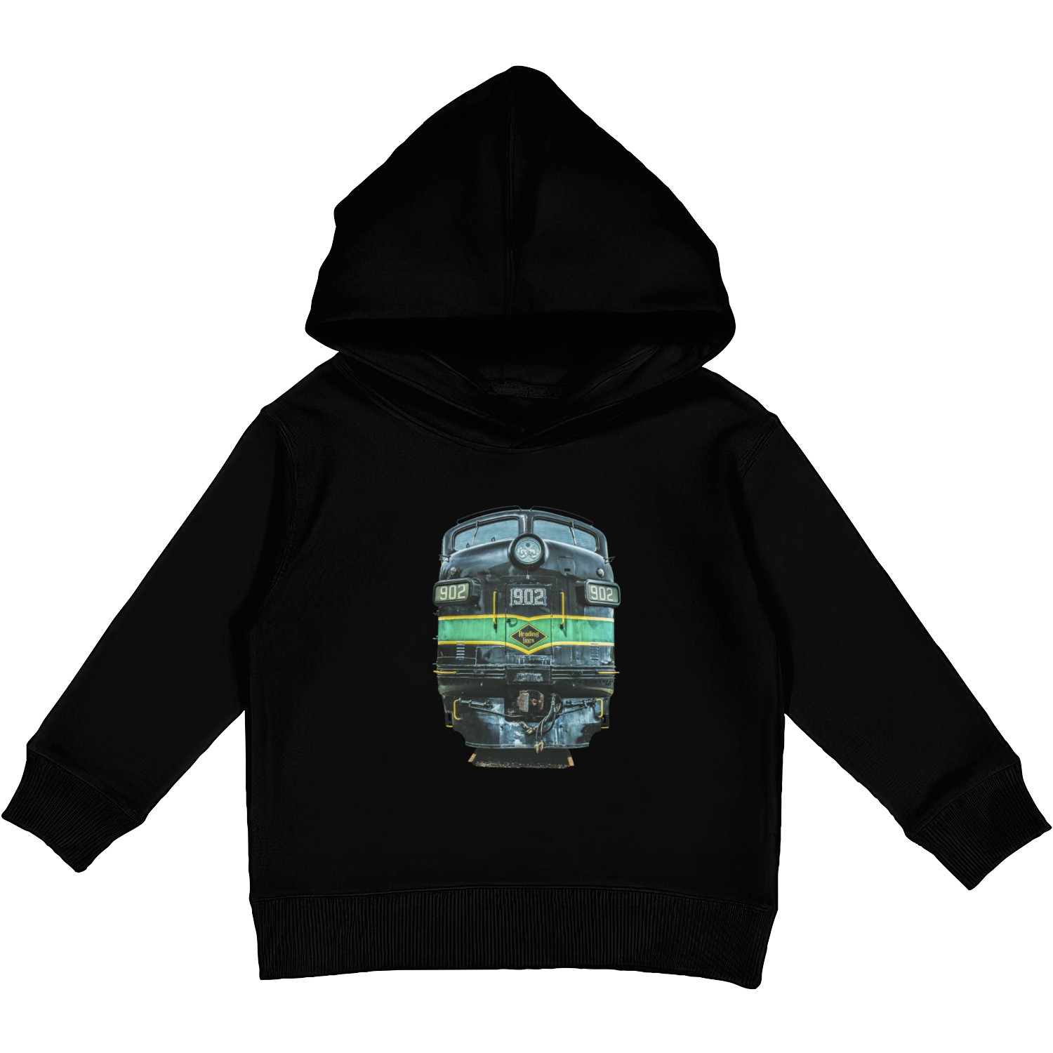 Reading Railroad Locomotive 902 Kids Pullover Hoodies