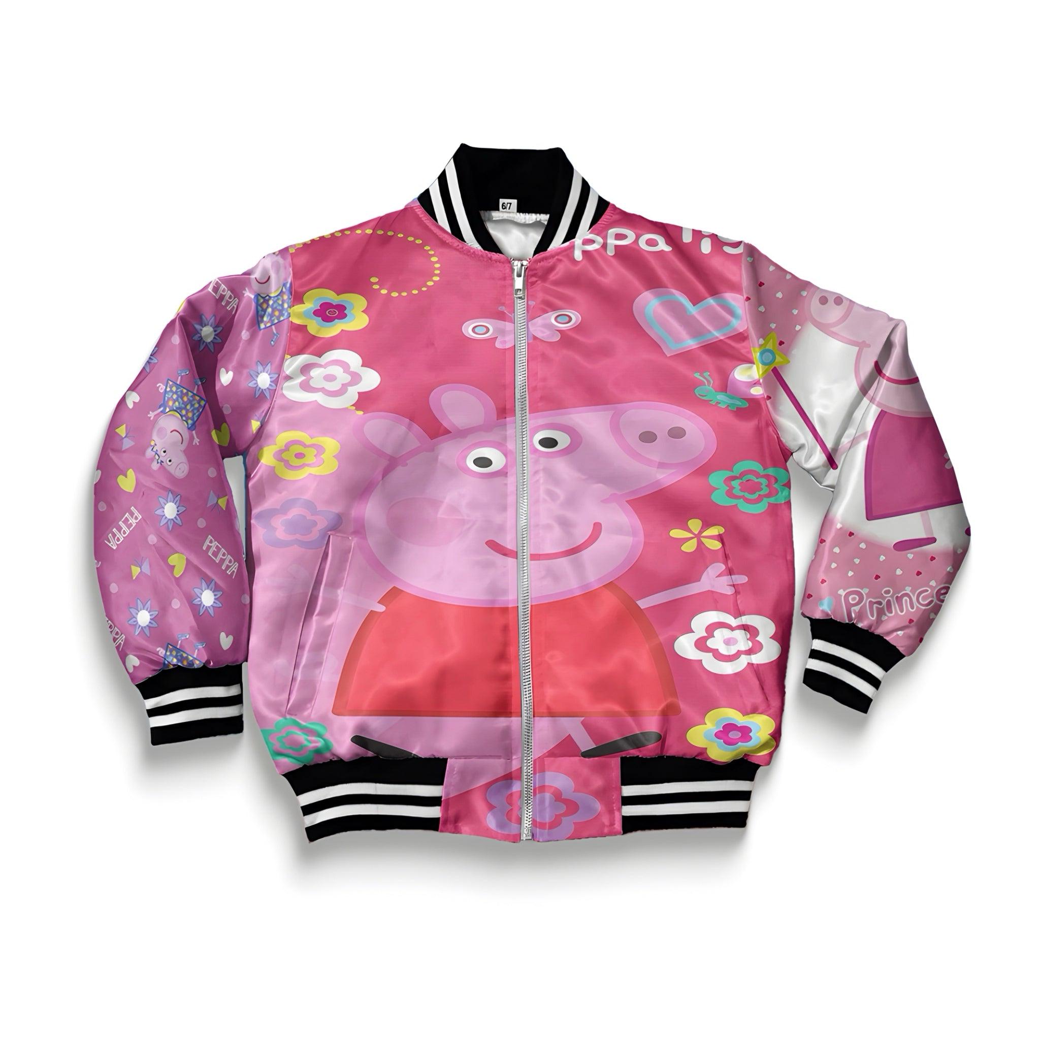 pink pig Bomber