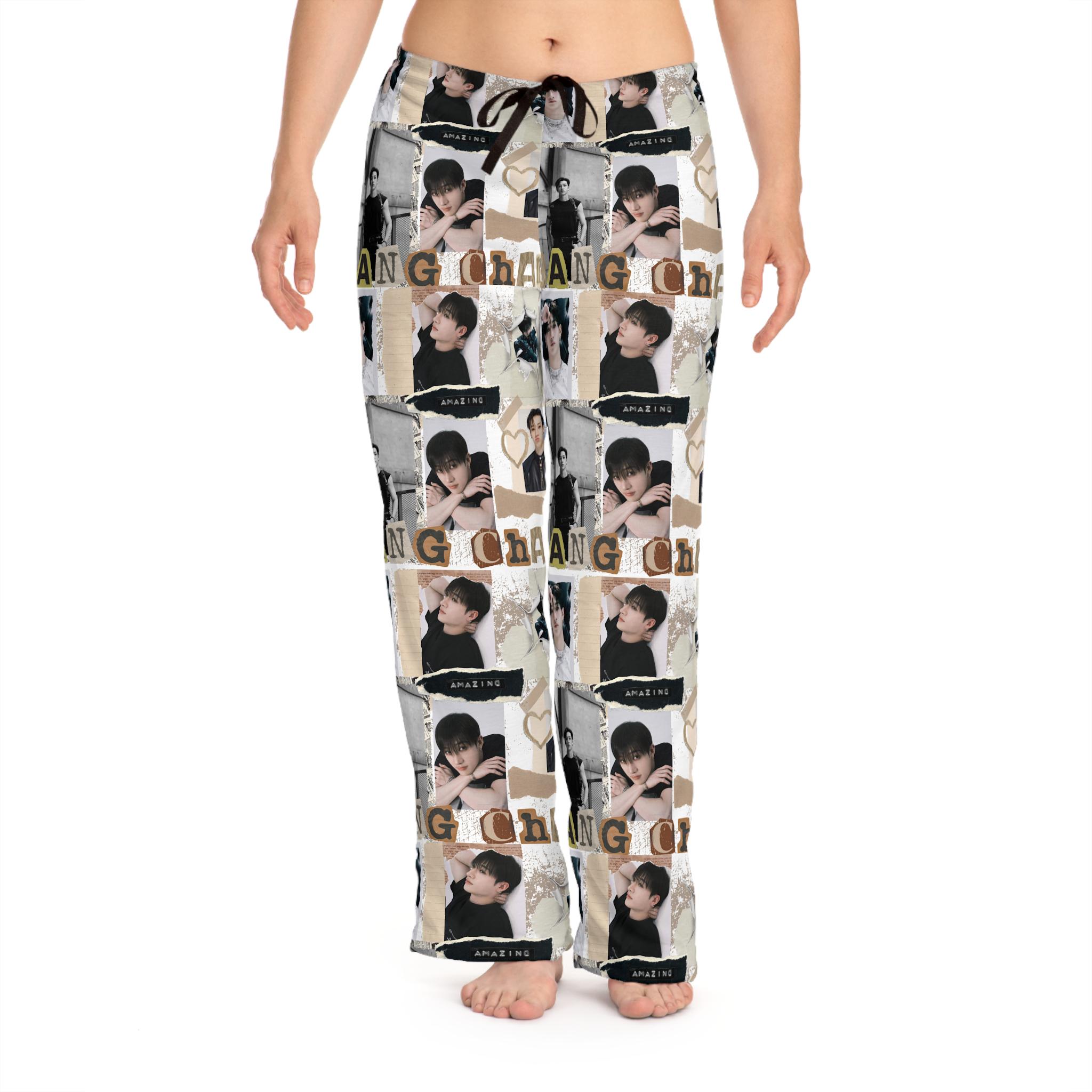 Stray Kids Bang Chan Women's Pajama Pants, K-Pop Loungewear, SKZ Sleepwear