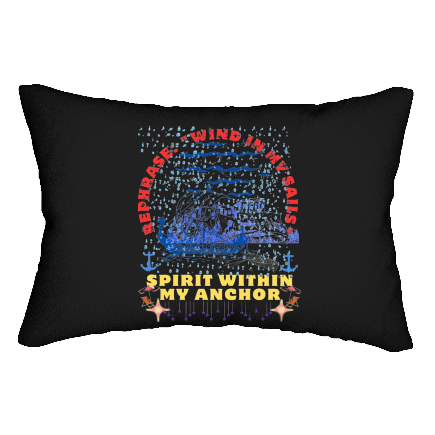 Sea lover star dad Lumbar Pillows