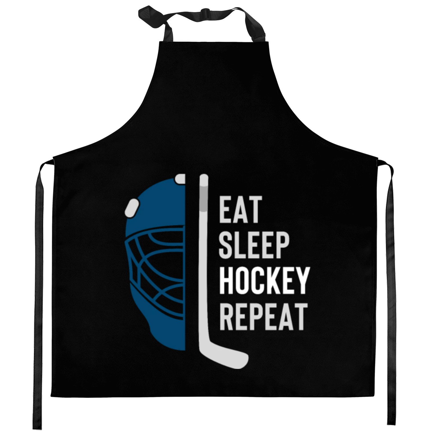 Eat Sleep Hockey Repeat Christmas Kitchen Aprons