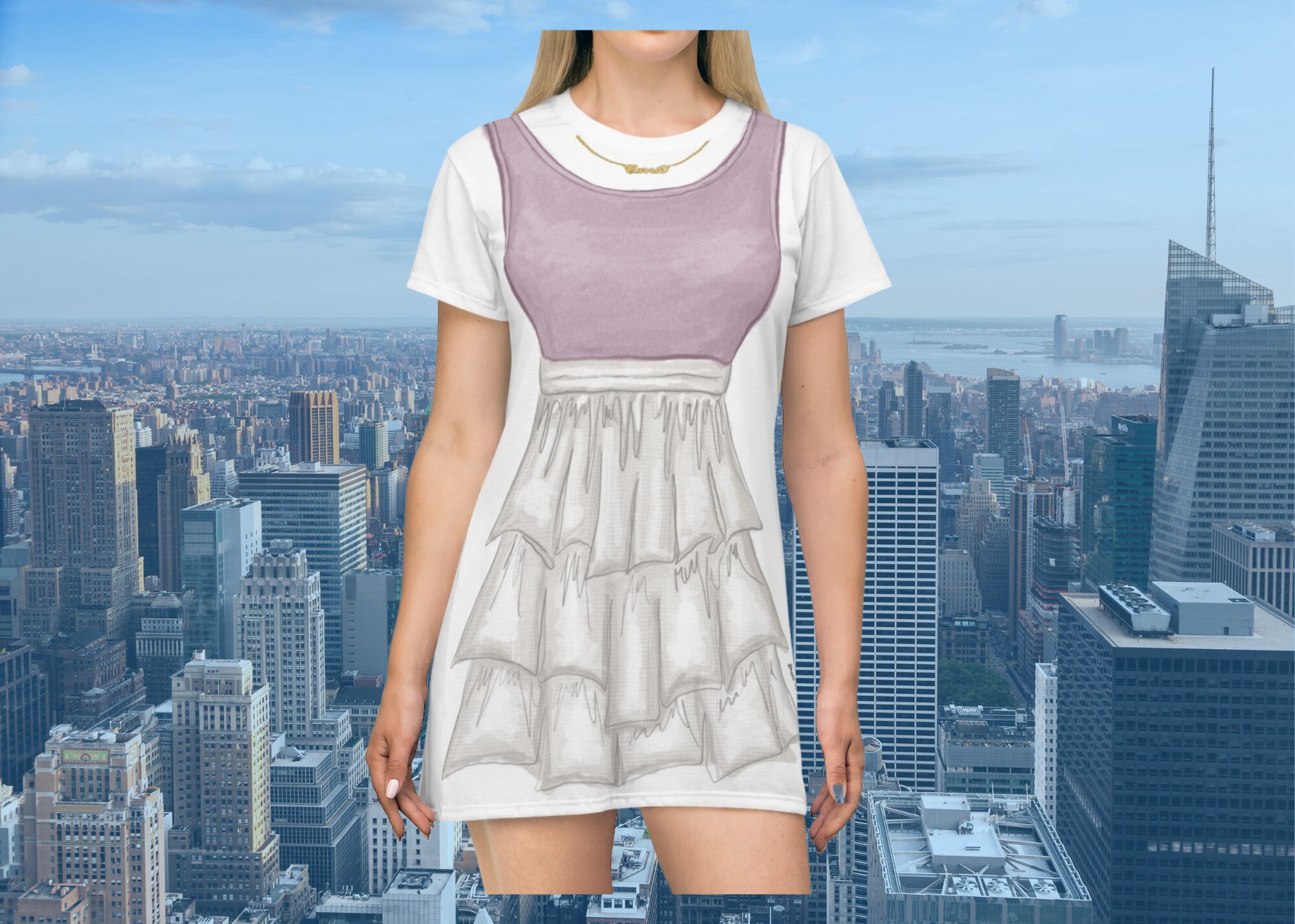 New York T-Shirt Dress for Women
