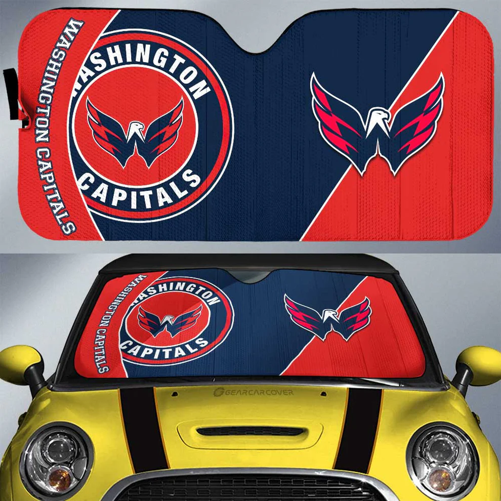 Washington Capitals Car Sun Shade, Car Accessories