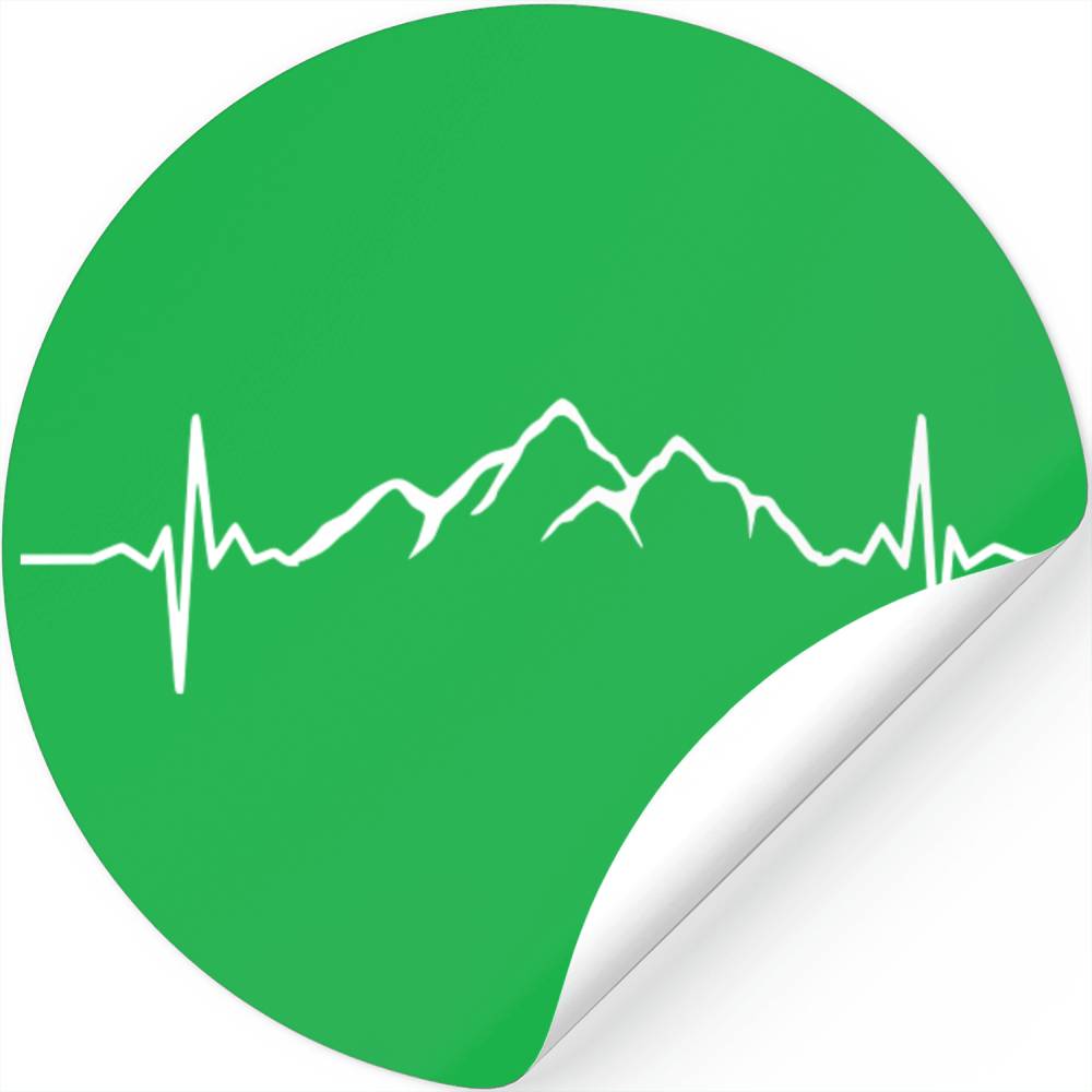 Heartbeat for Mountain Stickers