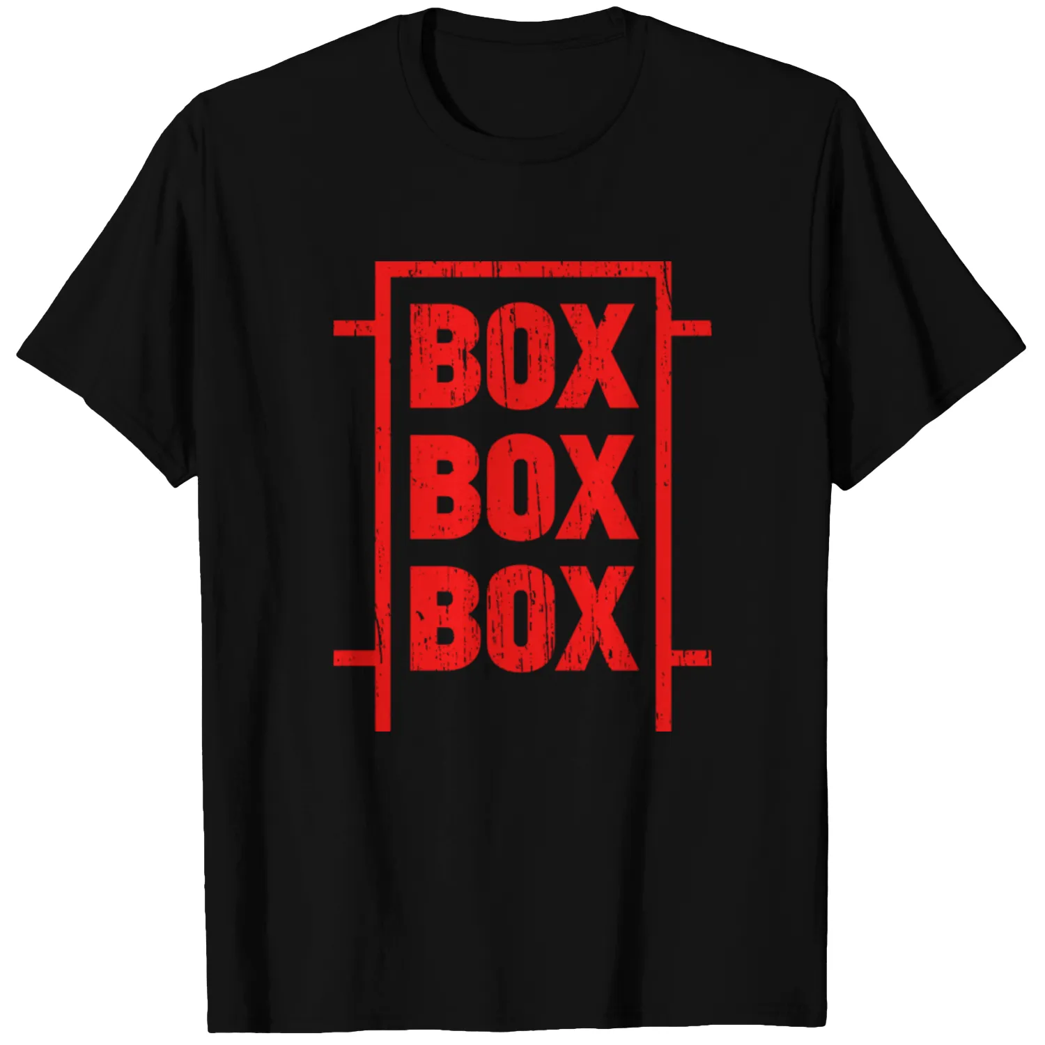 Box Box Box Red T-shirt