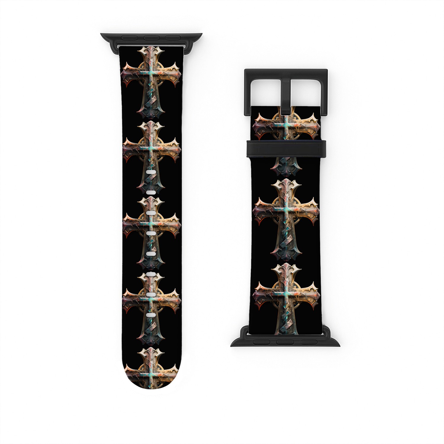 Jesus Cross Painting Watch Bands For Apple Watch
