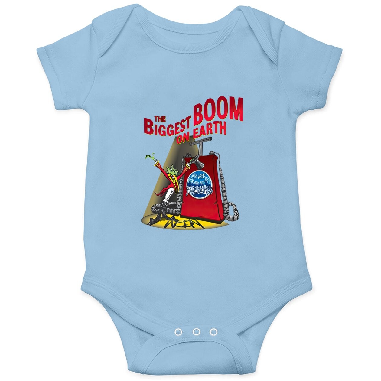 Webn Firework 2021, The Biggest Boom On Earth Baby Bodysuit
