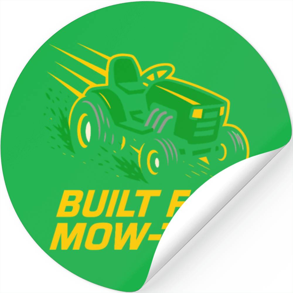 Lawn Mower Racing Gardener Racing Lawnmower Stickers