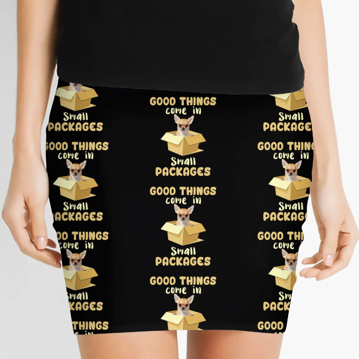 Small Chihuahua Gift For Dog Lover Women's Mini Skirts