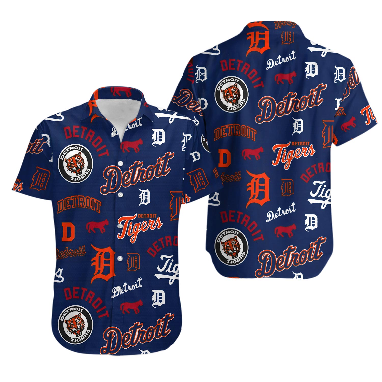 Amazing Detroit Team Tiger Hawaiian Shirt