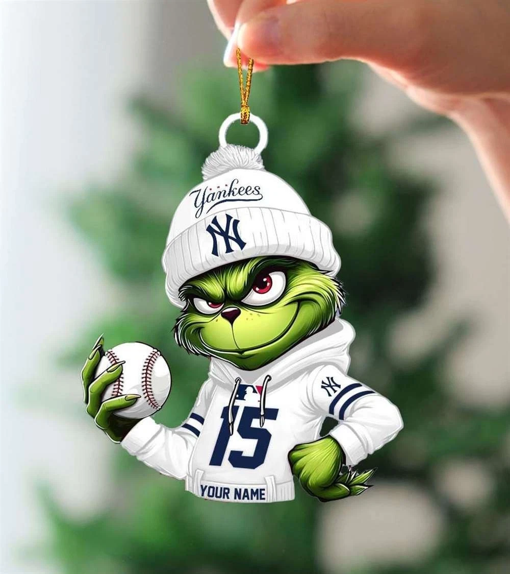 Personalized New York Team Yankeess funny character Ornament, Gifts For Fans