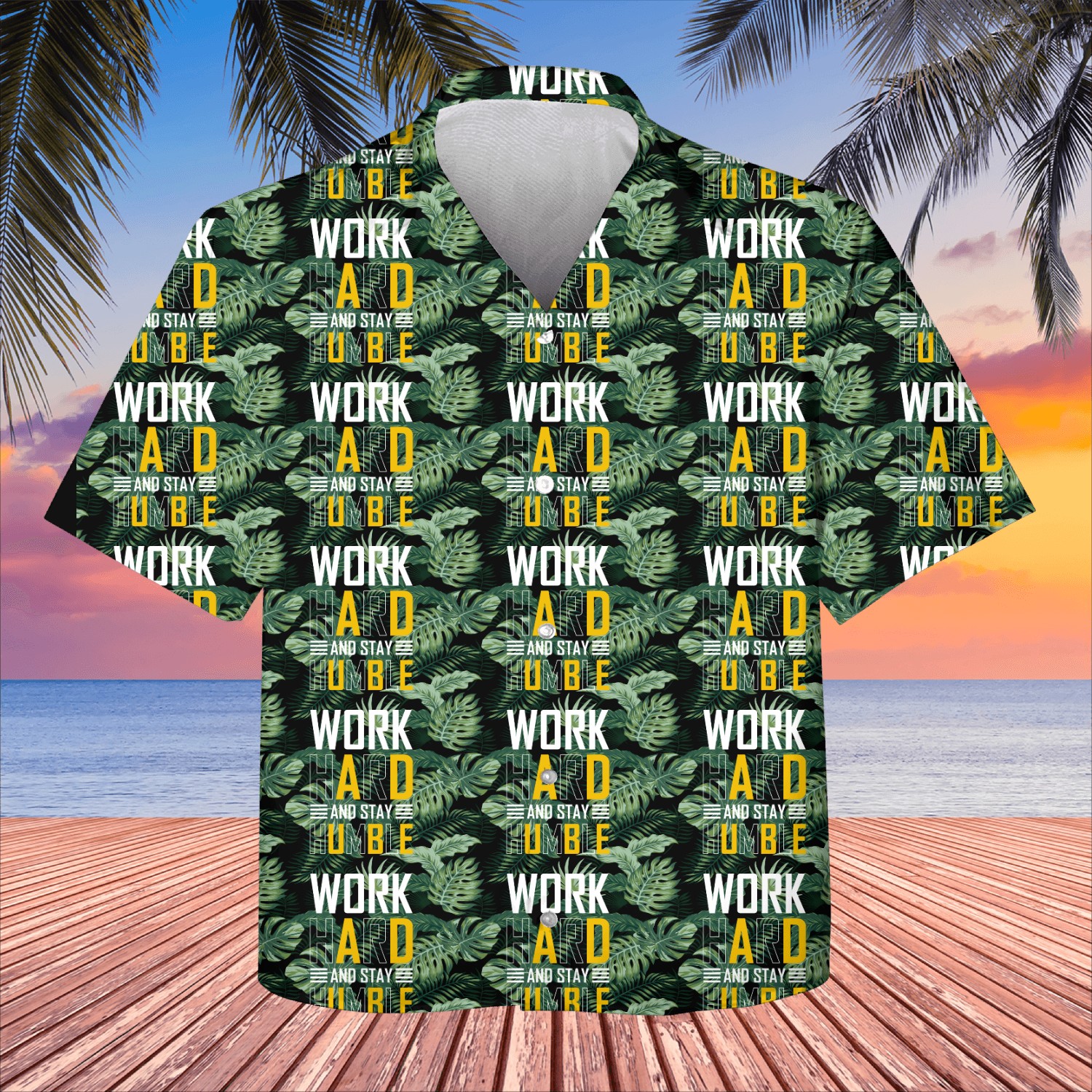 Work Hard and Stay Humble Kids Hawaiians
