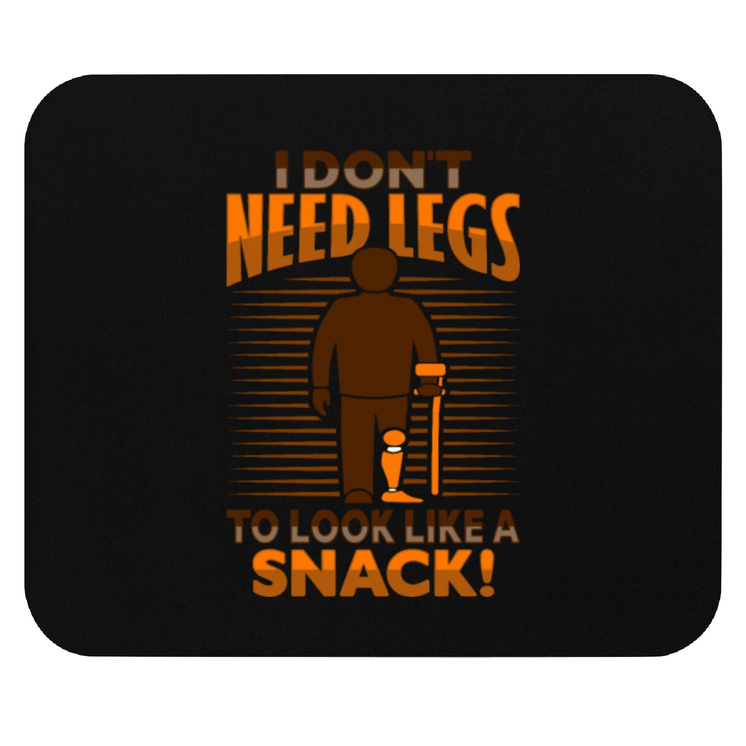 Amputee Joke Leg Prosthetic Design for a Leg Mouse Pads