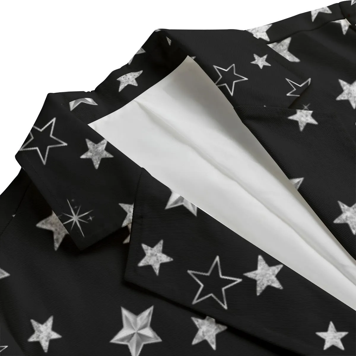 Women's Leisure Blazer silver stars Blazer stars jacket silver stars coat stars waistcoat silver stars casual blazer stars fashion