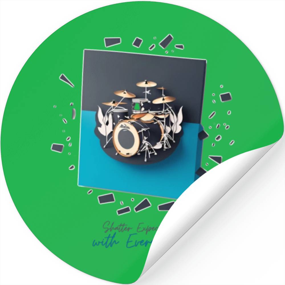 Shatter Expectations with Every Beat Stickers