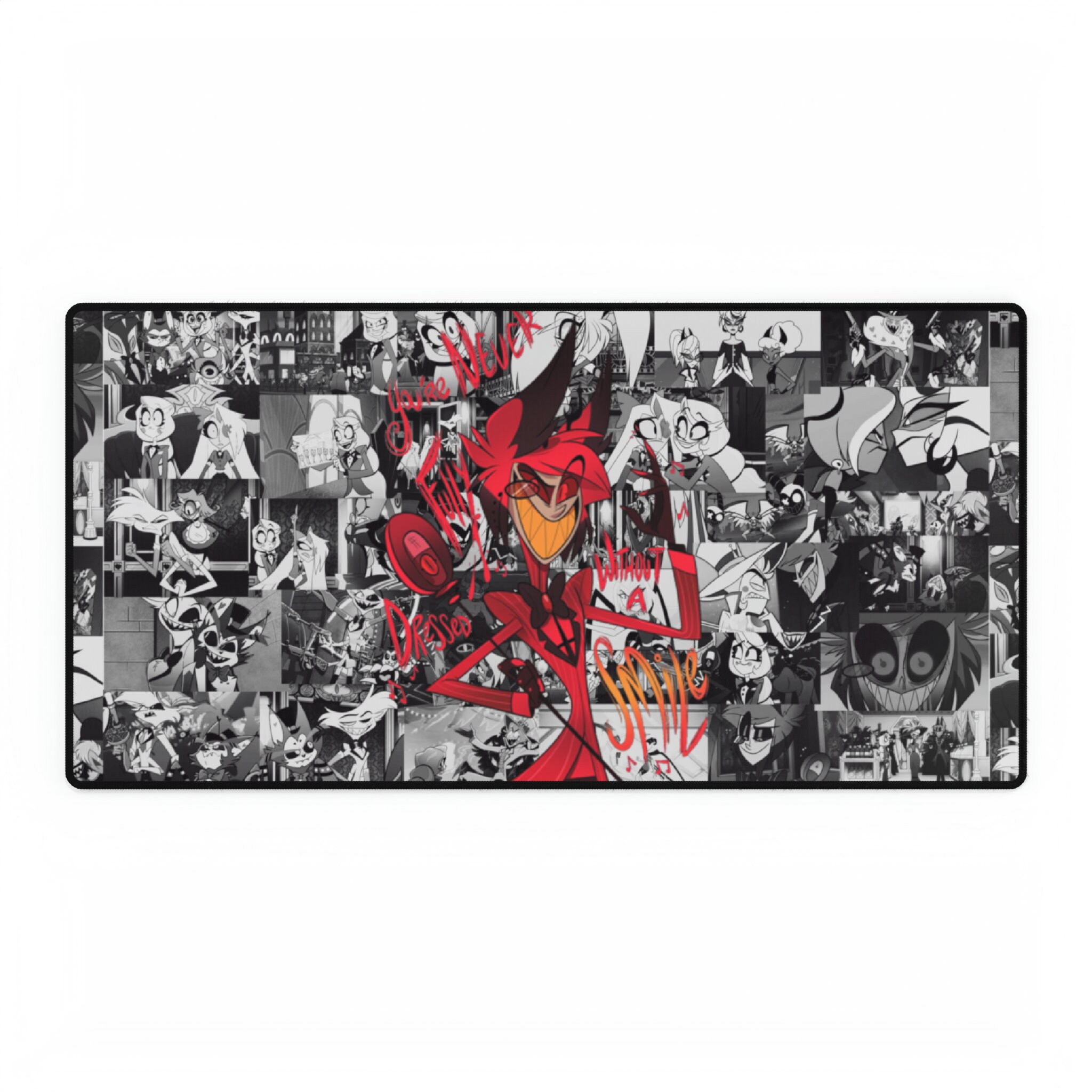 Alastor Hazbin Hotel Desk Mat, Hazbin Hotel Decor