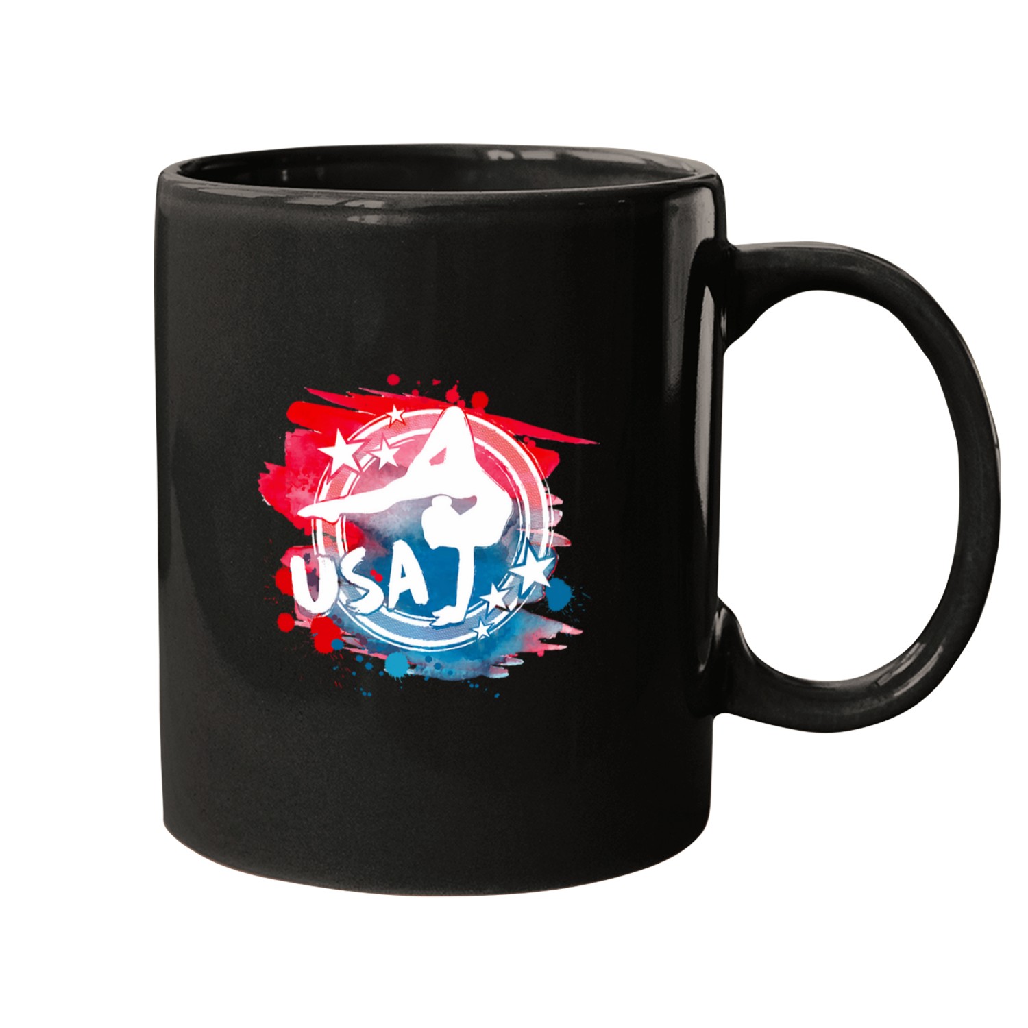 Gymnastics USA American Support Team Athlete Gymnast Mugs