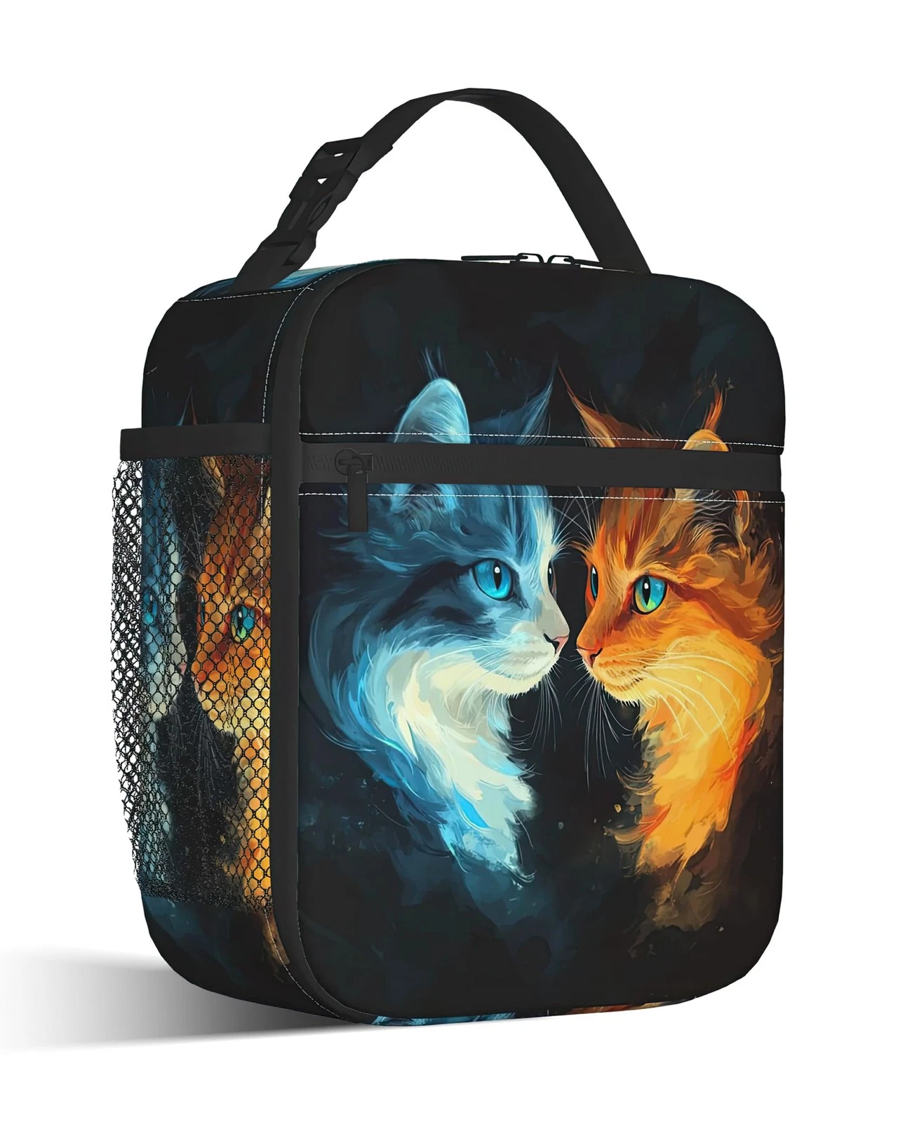 Blue Wave Lunch Bag for Kids Boys Girls