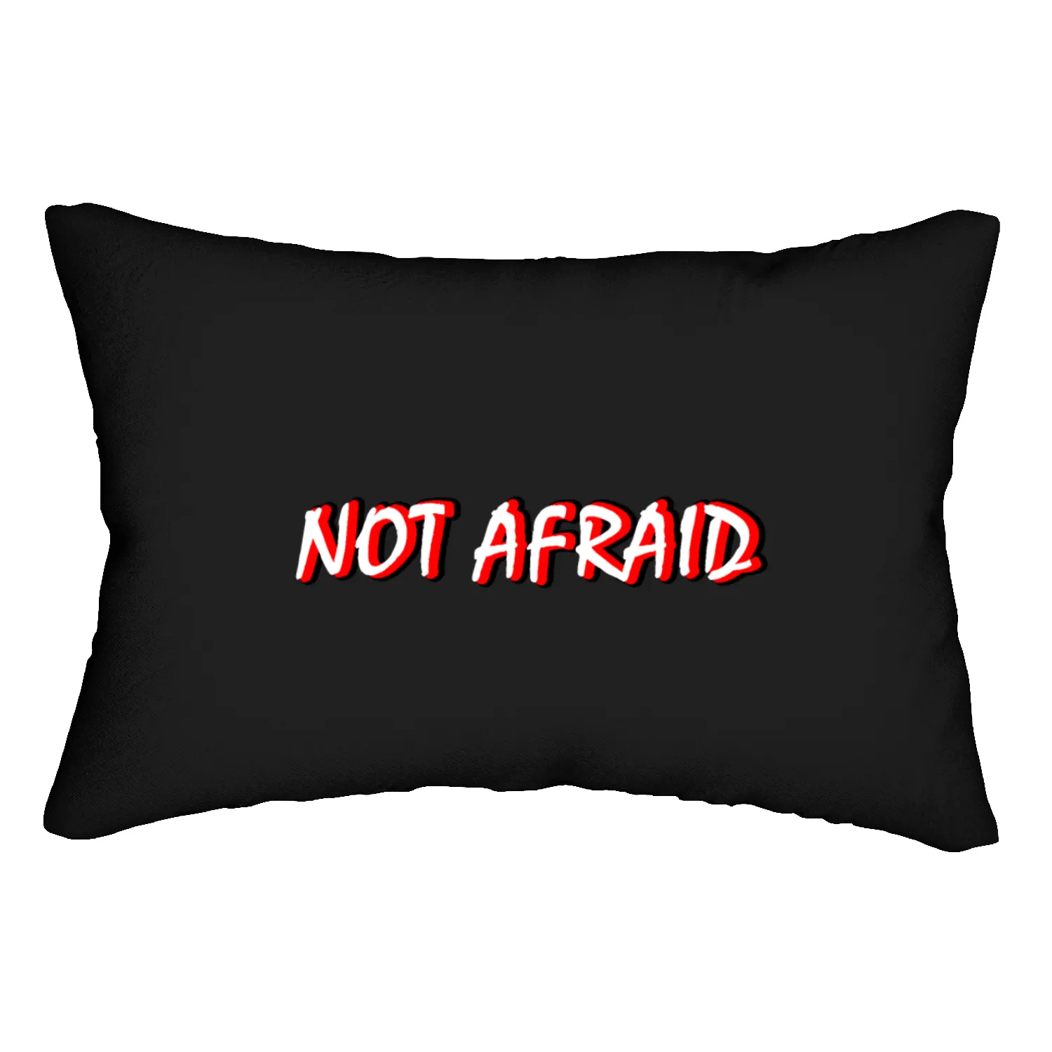 Motivational : Not Afraid Lumbar Pillows